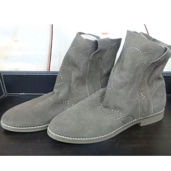 Yellow Box Boots Booties Size 8 Tan Brown … - Picture 2 of 9